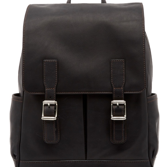 frye oliver leather backpack